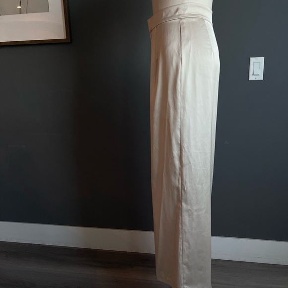 Meshki Cream Ivory Wide-Leg Pants - Picture 3 of 9
